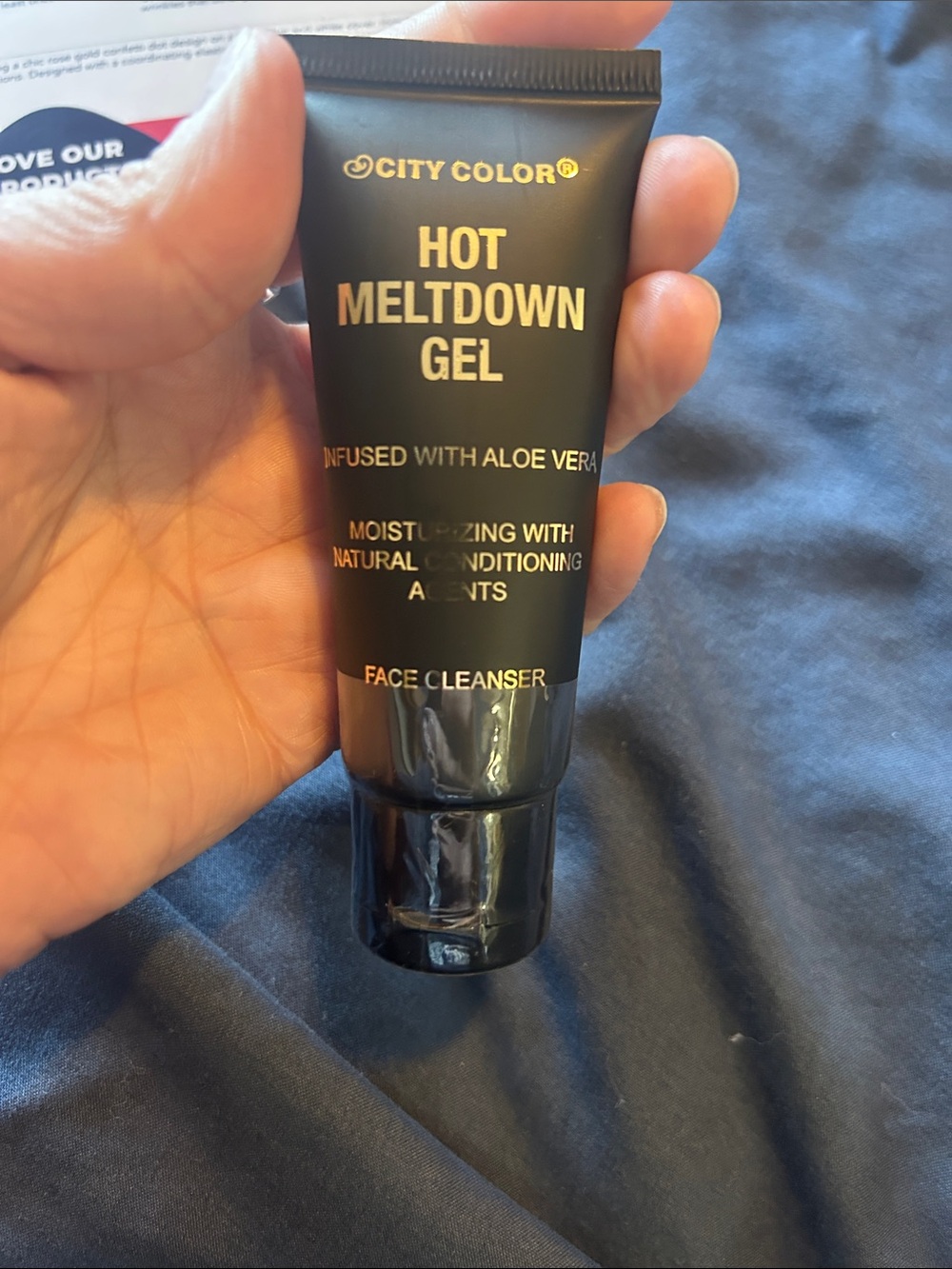 City Color Black and Gold Hot Meltdown Gel Face Cleanser